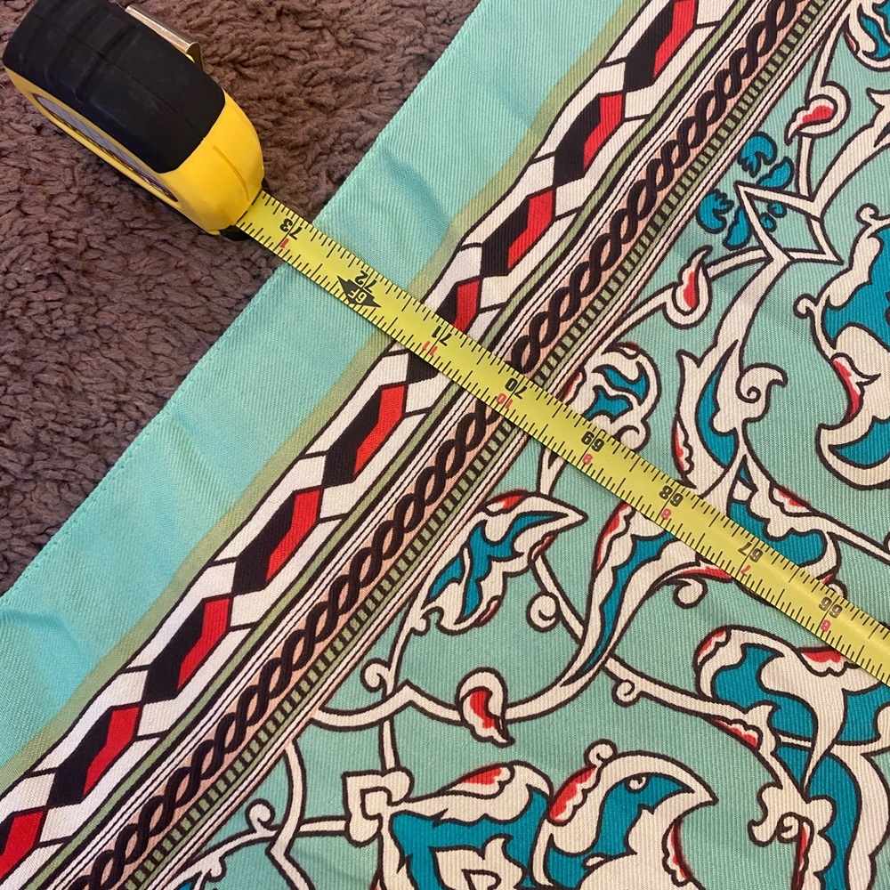 2 FOR $25Ze’re’ TRF Mint Green Large Scarf Tapestry Wrap Made In England NEW $60 - Picture 2 of 6